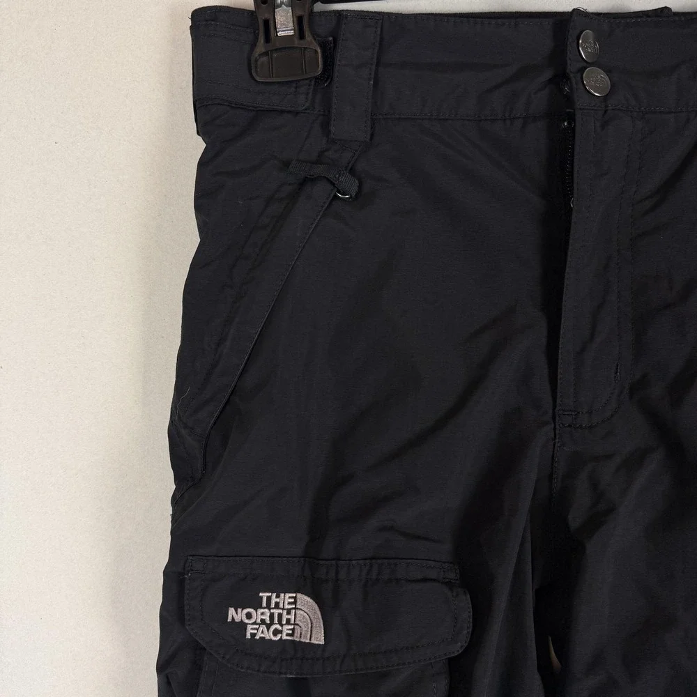 The North Face Snow Pants Boys 10-12 Black HyVent Waterproof Winter Insulated